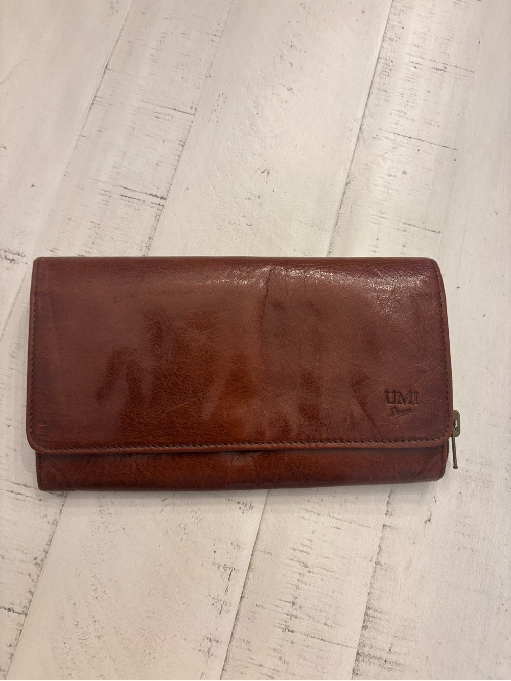 UMI Genuine Leather Wallet in Rich Brown